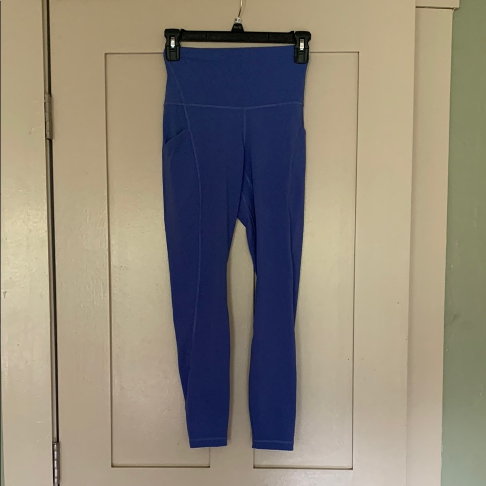 Lululemon Blue High-Waisted Leggings